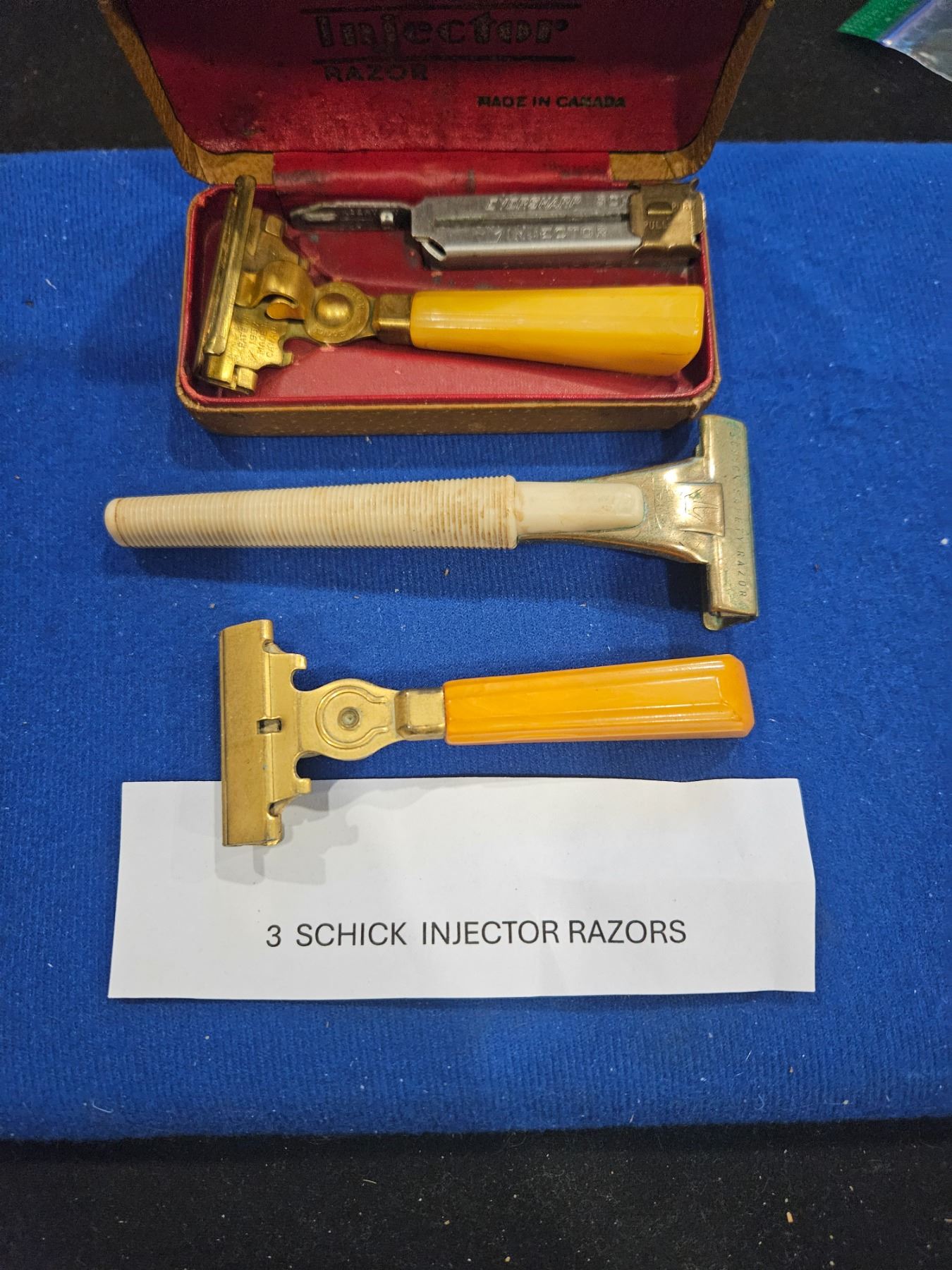 3 Schick injector razors