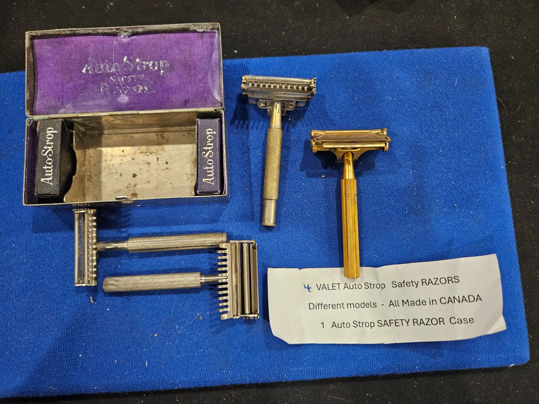 4 valet auto strop safety razors