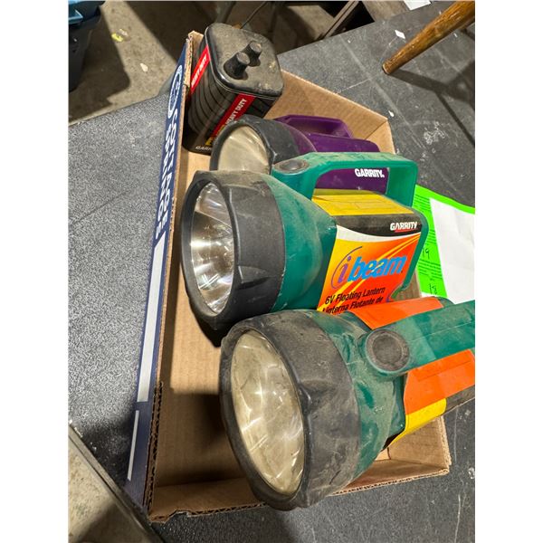 Flashlights and battery