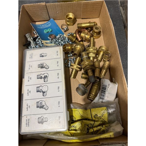 Copper fittings and grease fittings