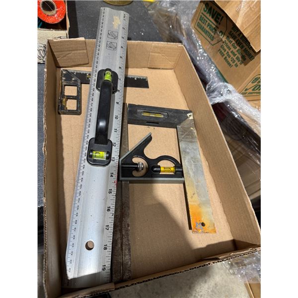 Measuring squares and tools