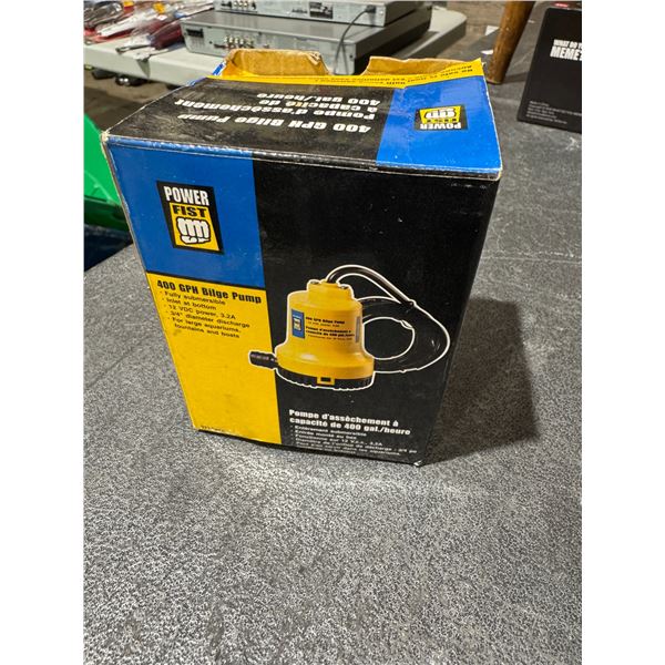 400 GPH bilge pump
