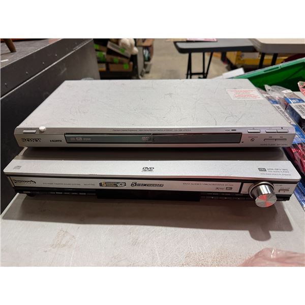 Sony and Panasonic DVD players
