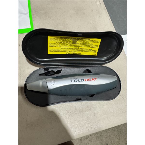 Cold heat, soldering gun