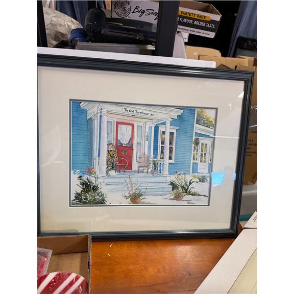 The old farmhouse artwork