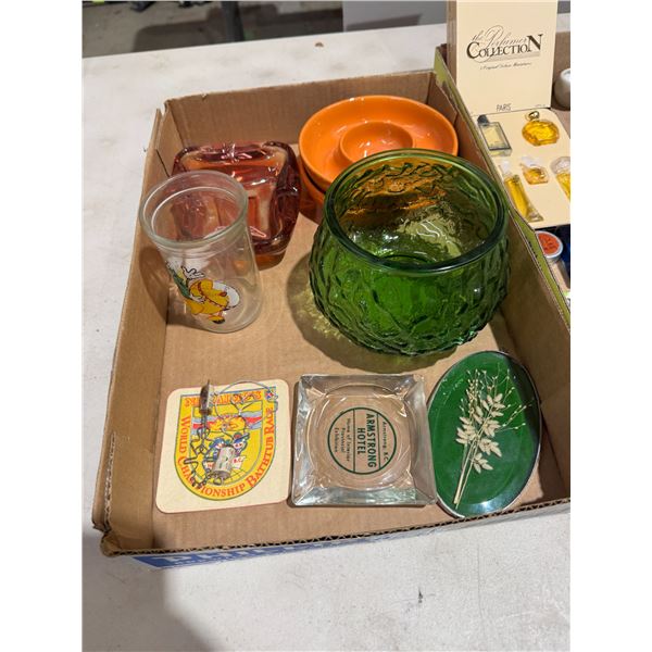 Ashtrays and other collectibles