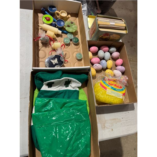 Candles  cards, Eggs, etc.