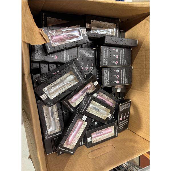 Box of pocket, perfume, refillable, perfume, atomizer