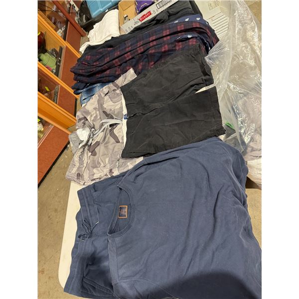 Assorted clothing, large – two XL