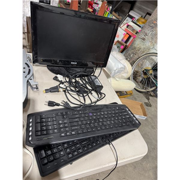 RCA TV and sorted keyboard