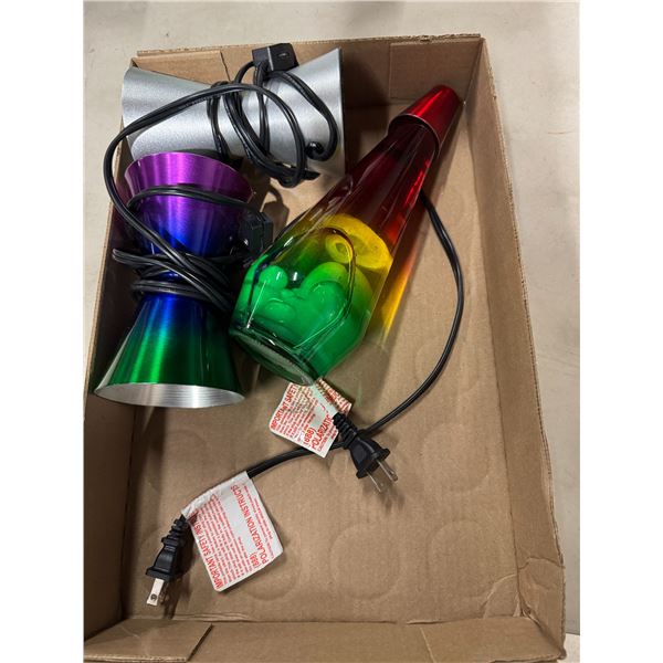 Lava lamp with two bases