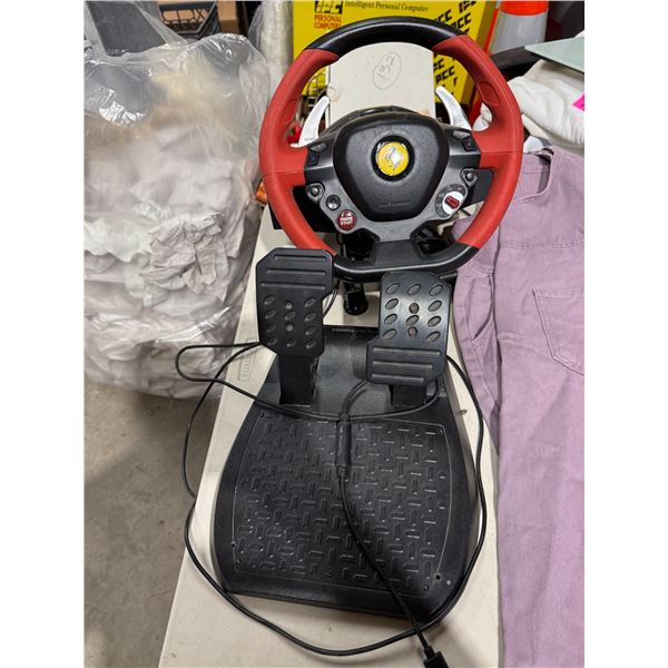 Give me steering wheel and pedals