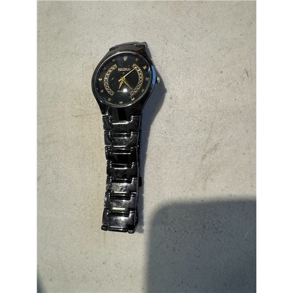 ROSRA Watch, black with gold