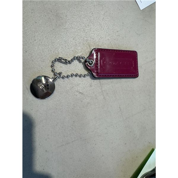 Coach purse dangle/keychain