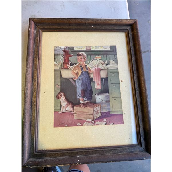 Wall hanging Norman Rockwell? Help wanted.