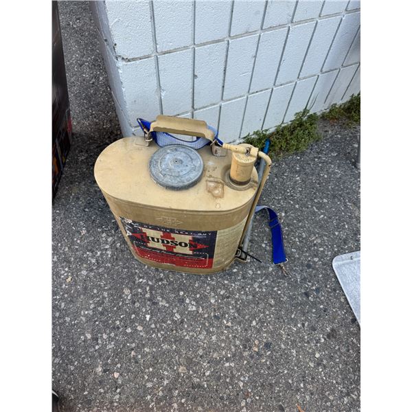 Vintage backpack sprayer