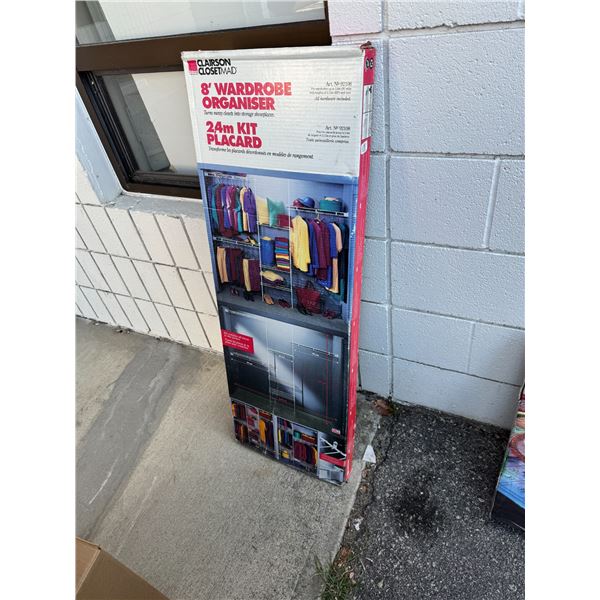 8 foot wardrobe organize