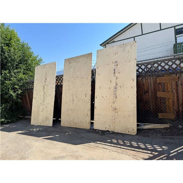3 sheets plywood