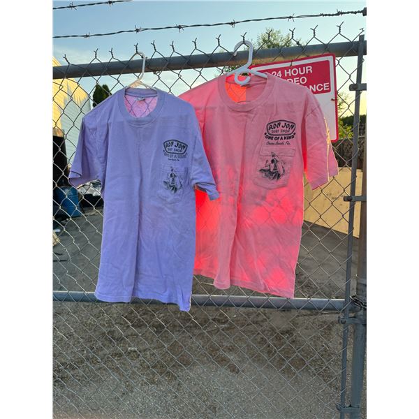 Surf shop shirts, size large