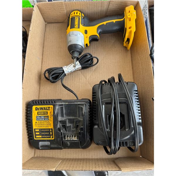 Drill and chargers no battery