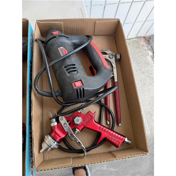 Job mate cut out tool, air tool, and other