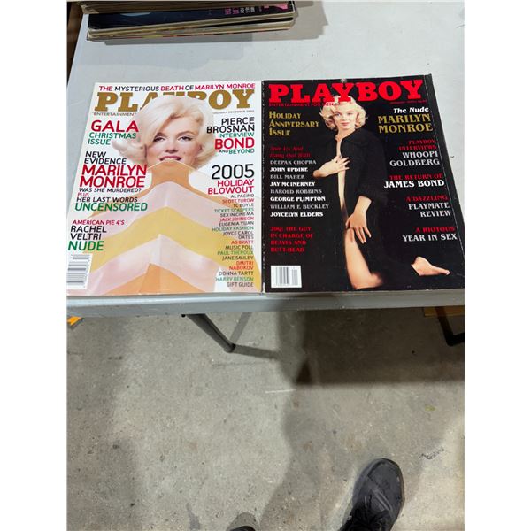 Marilyn Monroe Playboy magazines