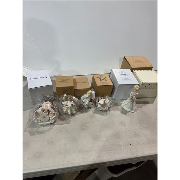 Kneeded angels ornaments Sterling