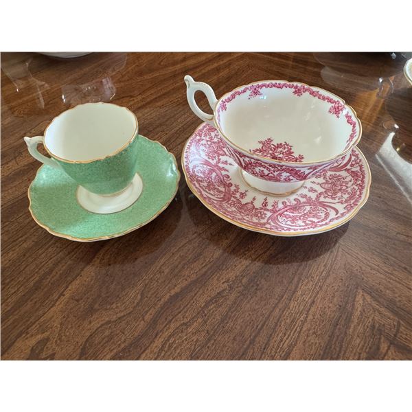 Coalport, and saucers
