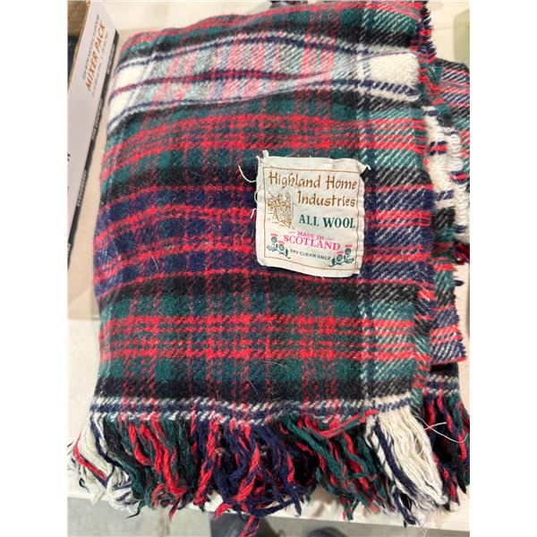 Highland home industries all Will blanket made in Scotland