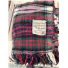 Image 1 : Highland home industries all Will blanket made in Scotland