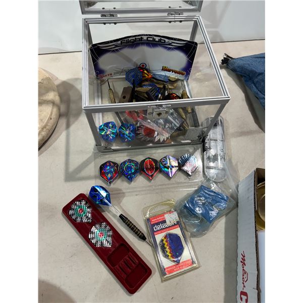 Darts and pool cue chalk