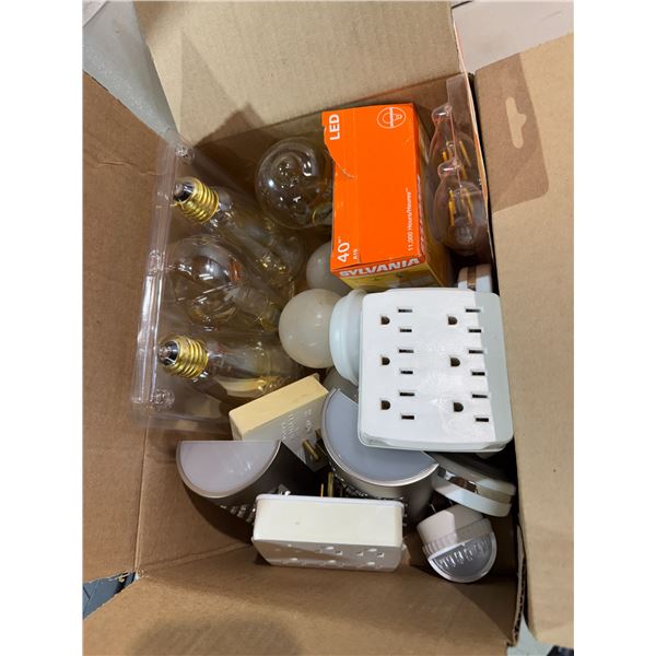 Lightbulbs and electrical outlets