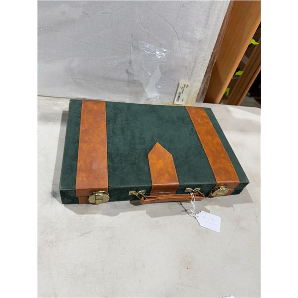 Vintage backgammon game complete