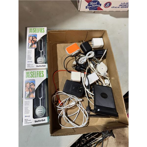 Electronic items, shutter balls, etc.