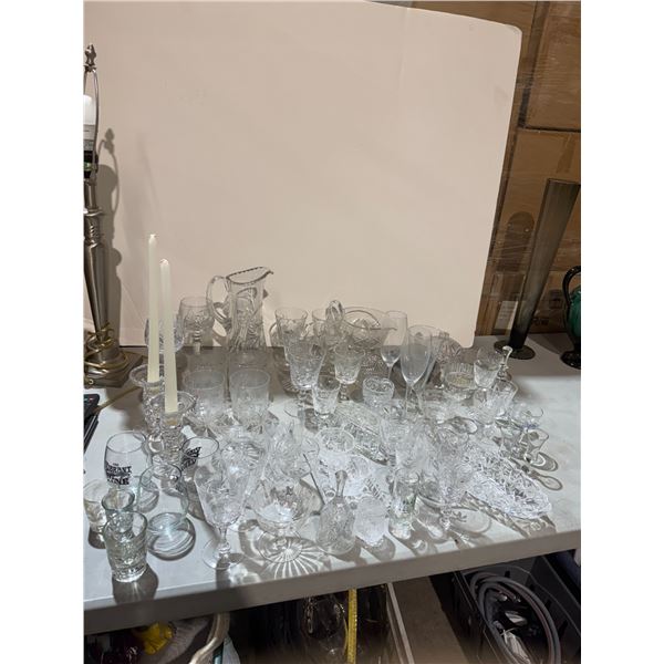 Crystal, home decor and glasses