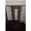 Image 3 : WOOD TABLE LAMPS W/SHADES (PAIR)