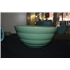 Image 2 : VINTAGE BAUER #12 MIXING BOWL, LARGE TURQUOISE BATTER BOWL, SYRACUSE SYRALITE BOWLS, & SMALL HALL 39