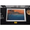 Image 1 : GICLEE ON CANVAS, DIAMOND HEAD AT SUNRISE (32" X 22")