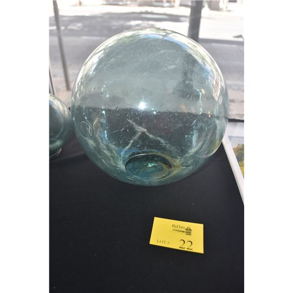 14" GLASS FISHING FLOAT (DOES NOT INCLUDE HOLDER)