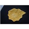 Image 6 : COLLECTION OF ASSORTED LEAF DISHES FROM HAWAIIAN POTTERS GUILD (5 PCS) (DOES NOT INCLUDE STANDS)
