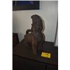 Image 1 : PAIR VINTAGE HAND CARVED WOODEN SCULPTURE OF MYTHICAL CREATURES (PAIR)