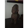 Image 2 : PAIR VINTAGE HAND CARVED WOODEN SCULPTURE OF MYTHICAL CREATURES (PAIR)