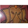 Image 2 : FRAMED GANESHA TAPESTRY (36" X 34 3/4")