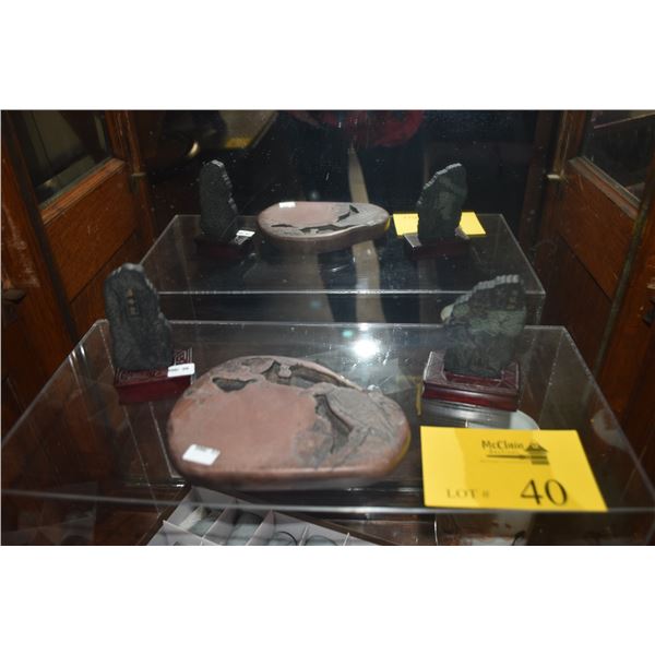 INK STONE & INK STICKS ON STANDS (3 PCS)