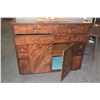 Image 3 : VINTAGE LOCAL MADE MONKEY POD STORAGE CABINET, 10 DRAWERS & 2 DOORS (43 1/2" X 20" X 36 3/4")