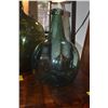Image 3 : HAND BLOWN GREEN GLASS BOTTLES (2 PCS)