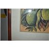 Image 2 : KOA FRAMED LITHOGRAPH, "ULU"; BY NANI (17 1/2" X 21 1/2")