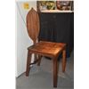 Image 3 : KOA SIDE CHAIR W/OUTRIGGER PADDLE BACK (15 1/2" X 16 1/2" X 35")
