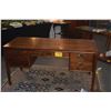 Image 1 : MARTIN & MACARTHUR ADMIRALTY KOA DESK W/5 DRAWER (60" X 24" X 30") (RETAIL PRICE $13,870)