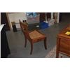 Image 6 : MARTIN & MACARTHUR KOA ADMIRALTY SIDE CHAIR W/CANE SEAT, ITEM NO. PC2515/SER. NO. 2979 (RETAIL PRINC